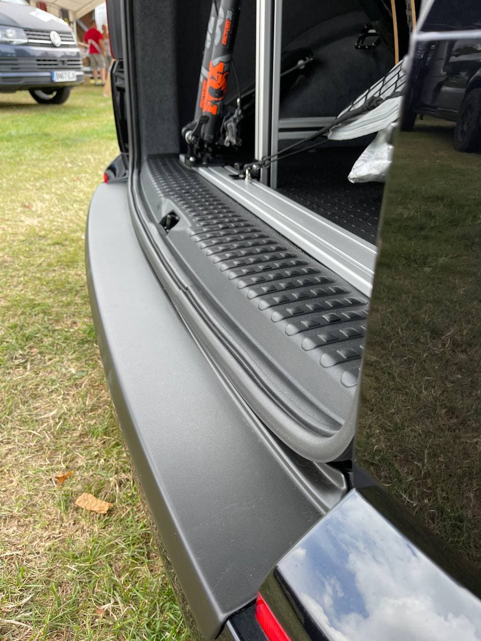 For VW T6.1 V3 Tailgate Rear Threshold Cover Campervan Conversion Parts Including Screws and Caps