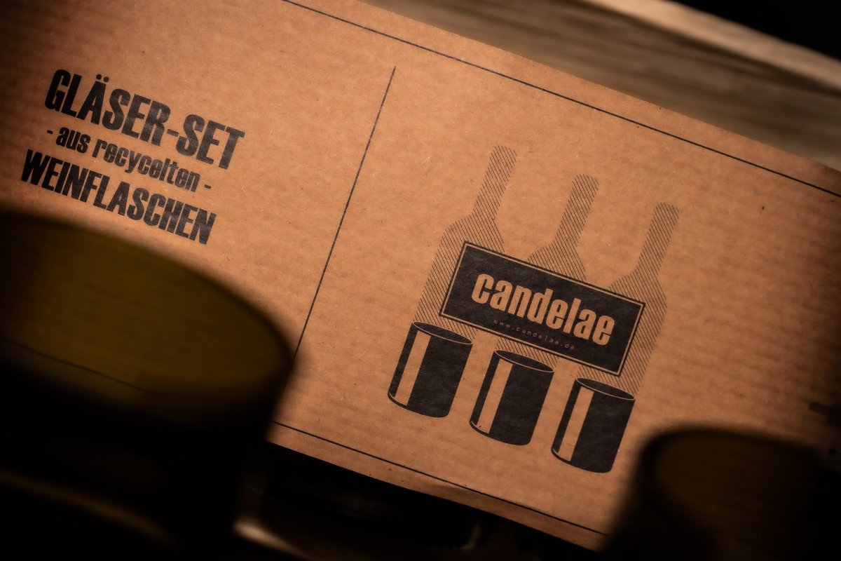 Drinking Glasses Made from Recycled Wine Bottles – Sustainable, Robust, and Dishwasher-Safe