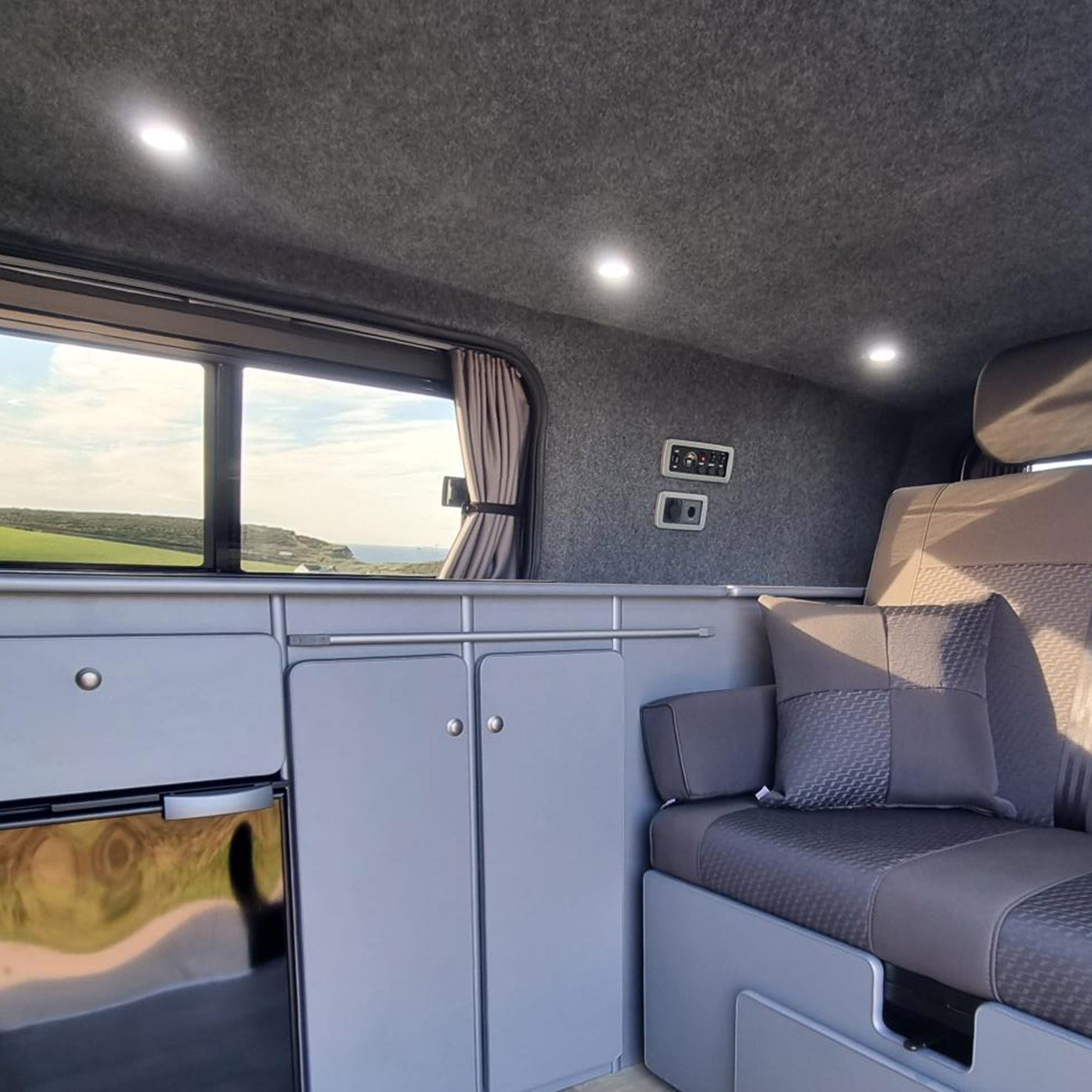 For Citroën Dispatch Premium 2 x Side Window Curtains Van-X