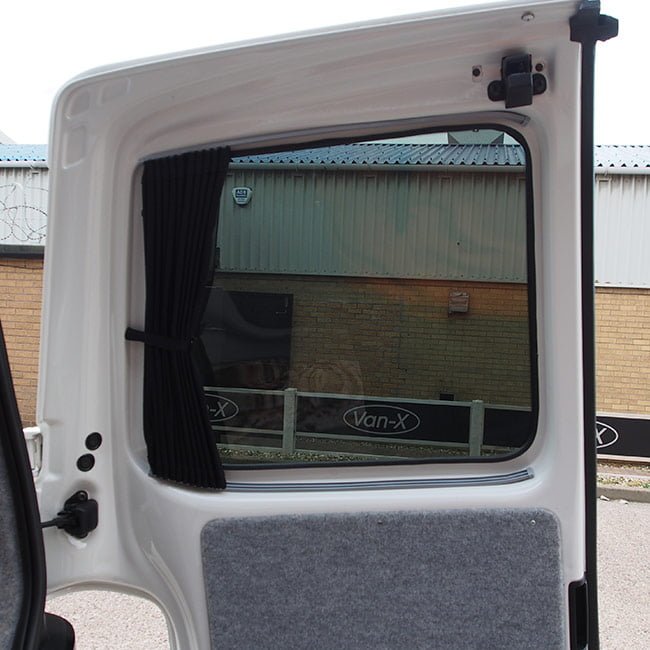 Toyota PROACE Premium Rear Door Window Curtain Set (Barn Doors) – Blackout Curtain Kit 2-in-1 incl. Mounting Kit