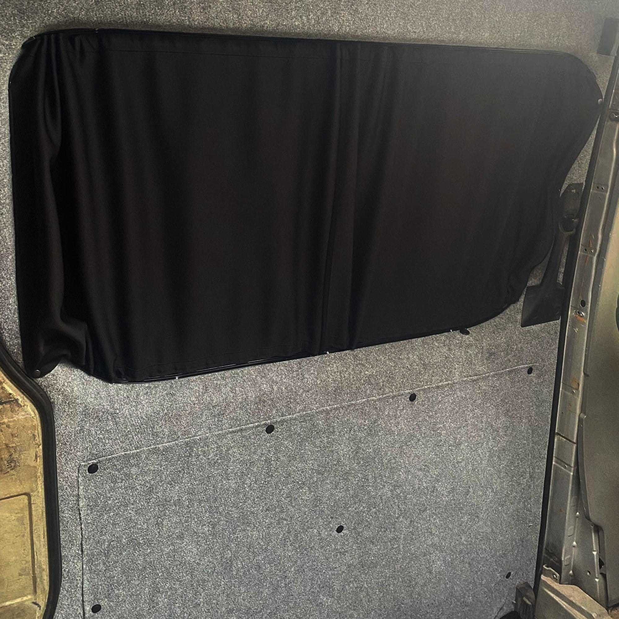 For VW Crafter Premium Window Curtains Van-X - Black/Black