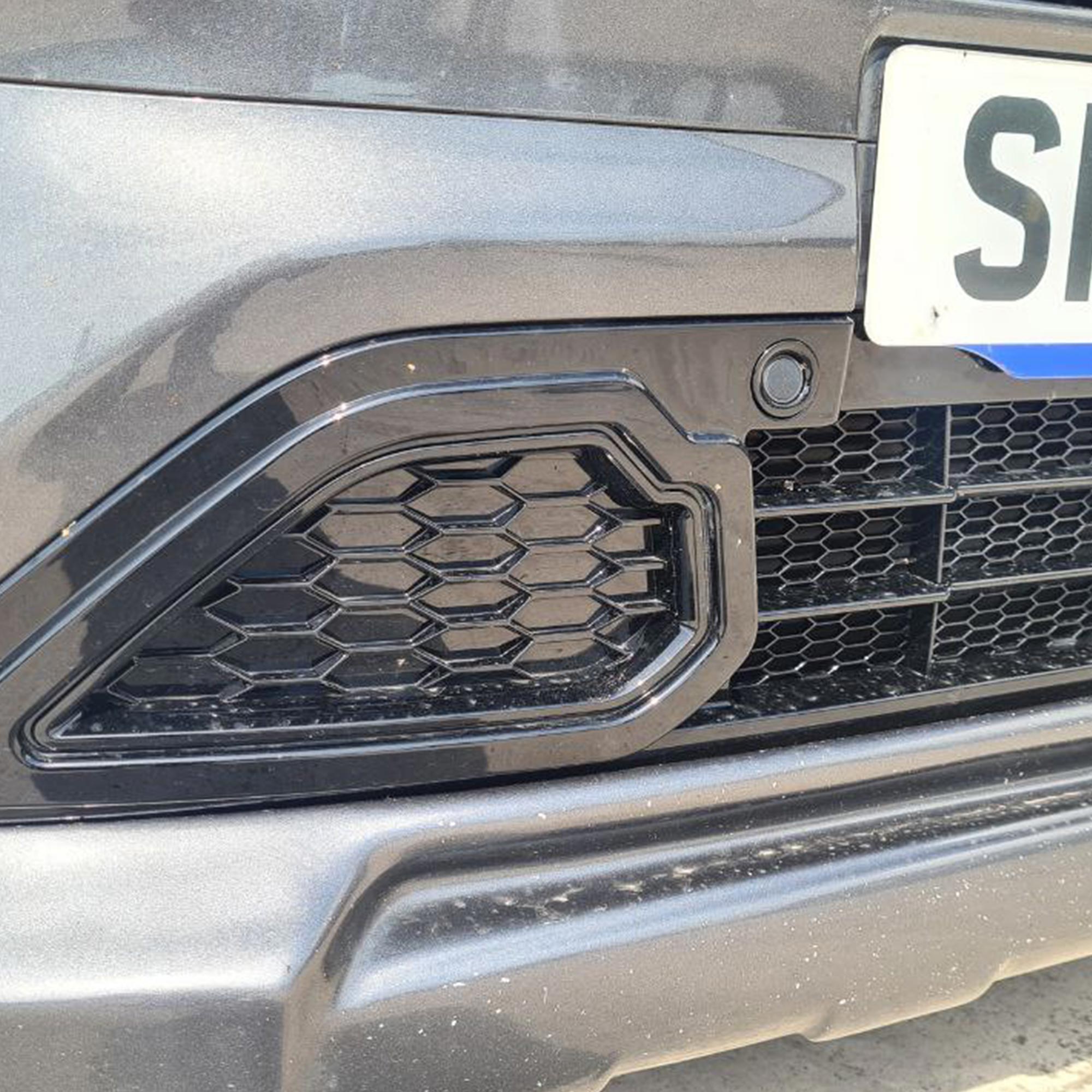 For Ford Transit Custom New Shape Front Lower Grille – Honeycomb Sport Style, Painted &amp; Ready to Fit