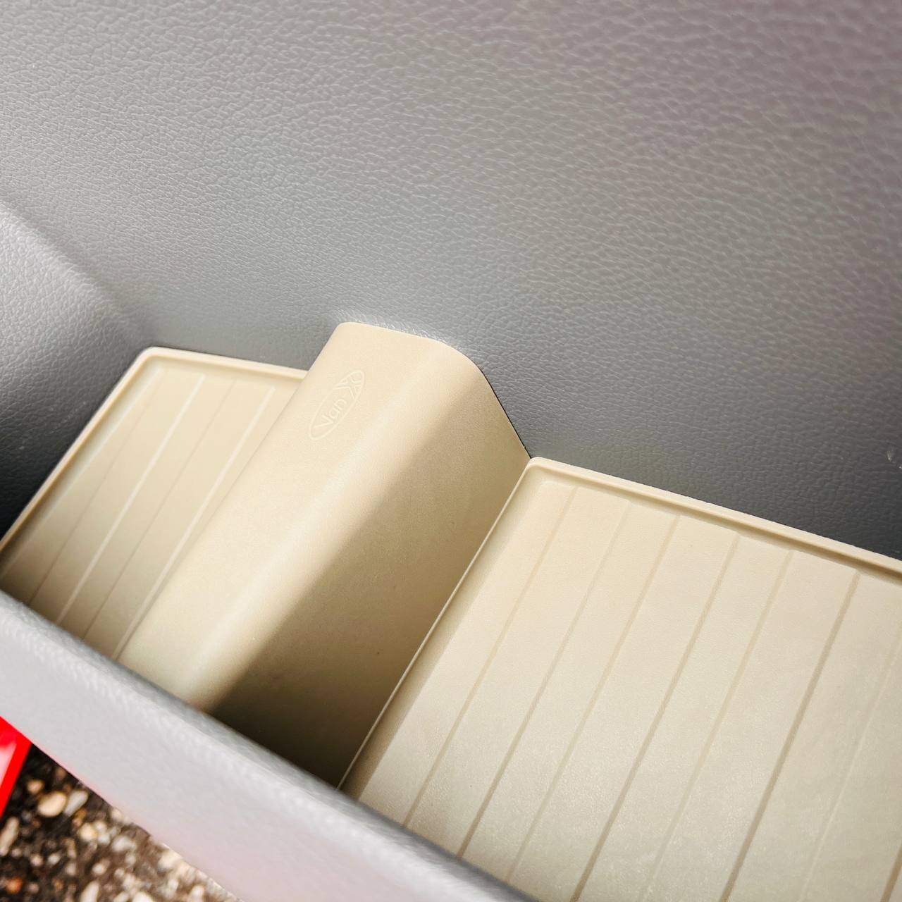 For VW Crafter New Shape Rubber Door Liner Pocket Inserts Gray
