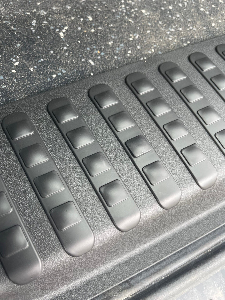 For VW T6 V3 Barndoor Rear Threshold Cover Camper Conversion Parts Including Screws and Caps