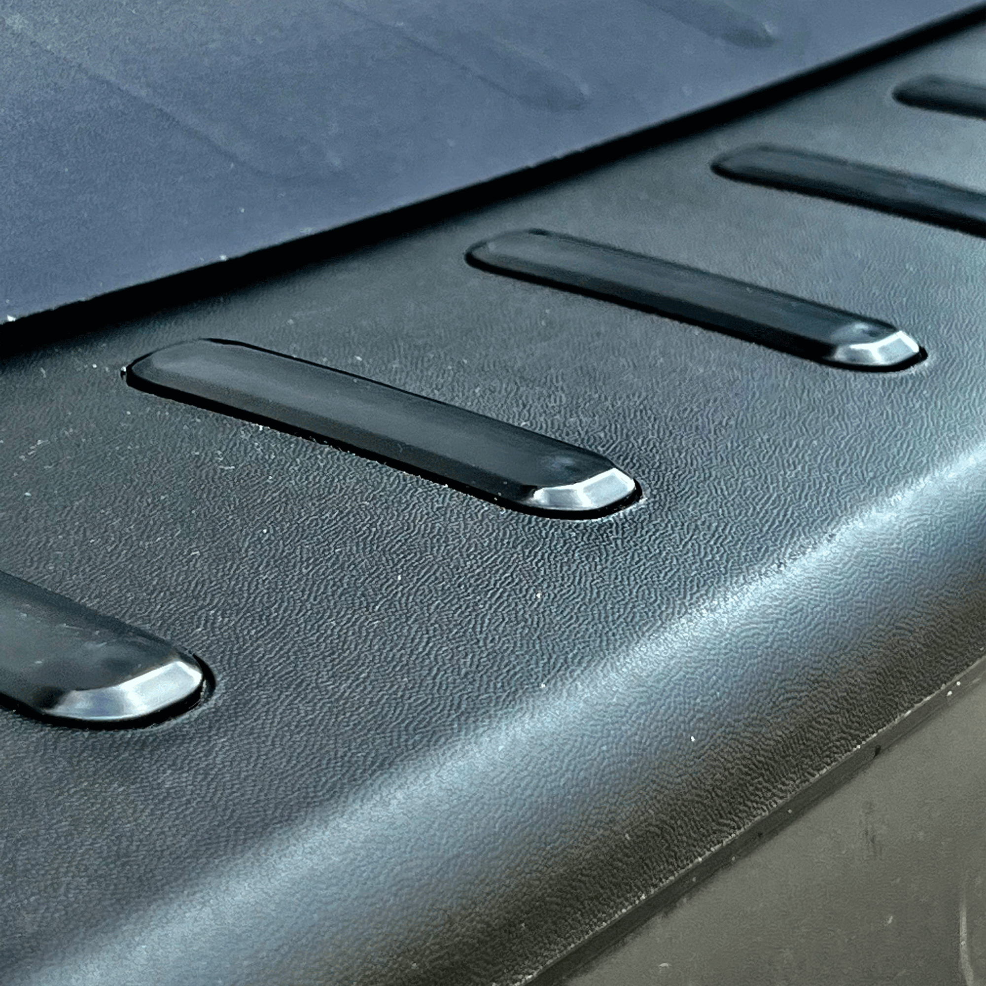 For Opel Vivaro Rear Bumper Protector – Black Plastic Trim for Campervan, Motorhome &amp; Auto-Sleeper