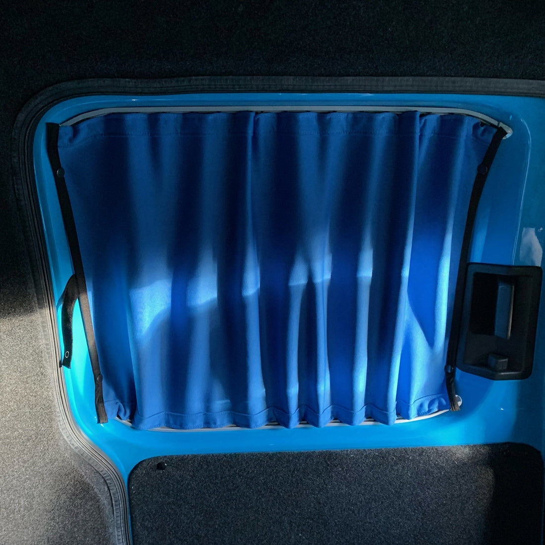 For VW Caddy Premium 2 x Side Sliding Door Window Curtains Van-X