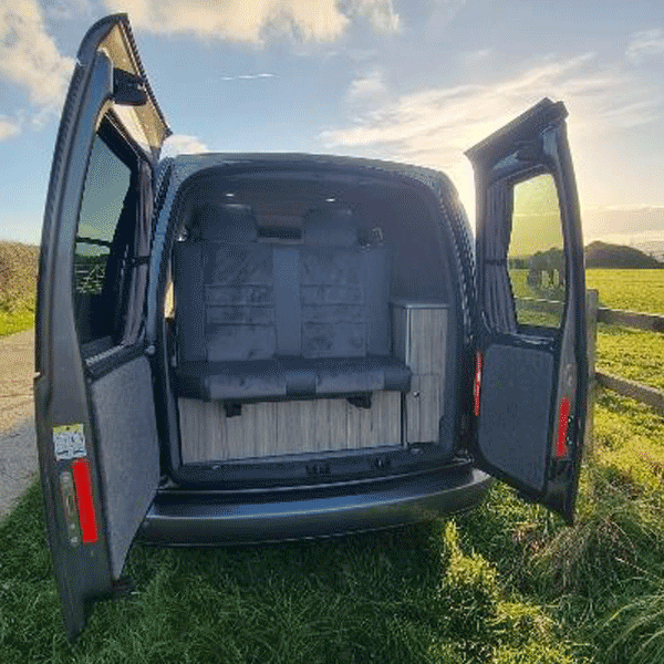 For Toyota Proace Premium Window Curtains - Black/Grey - CREATE YOUR OWN BUNDLE! Van-X
