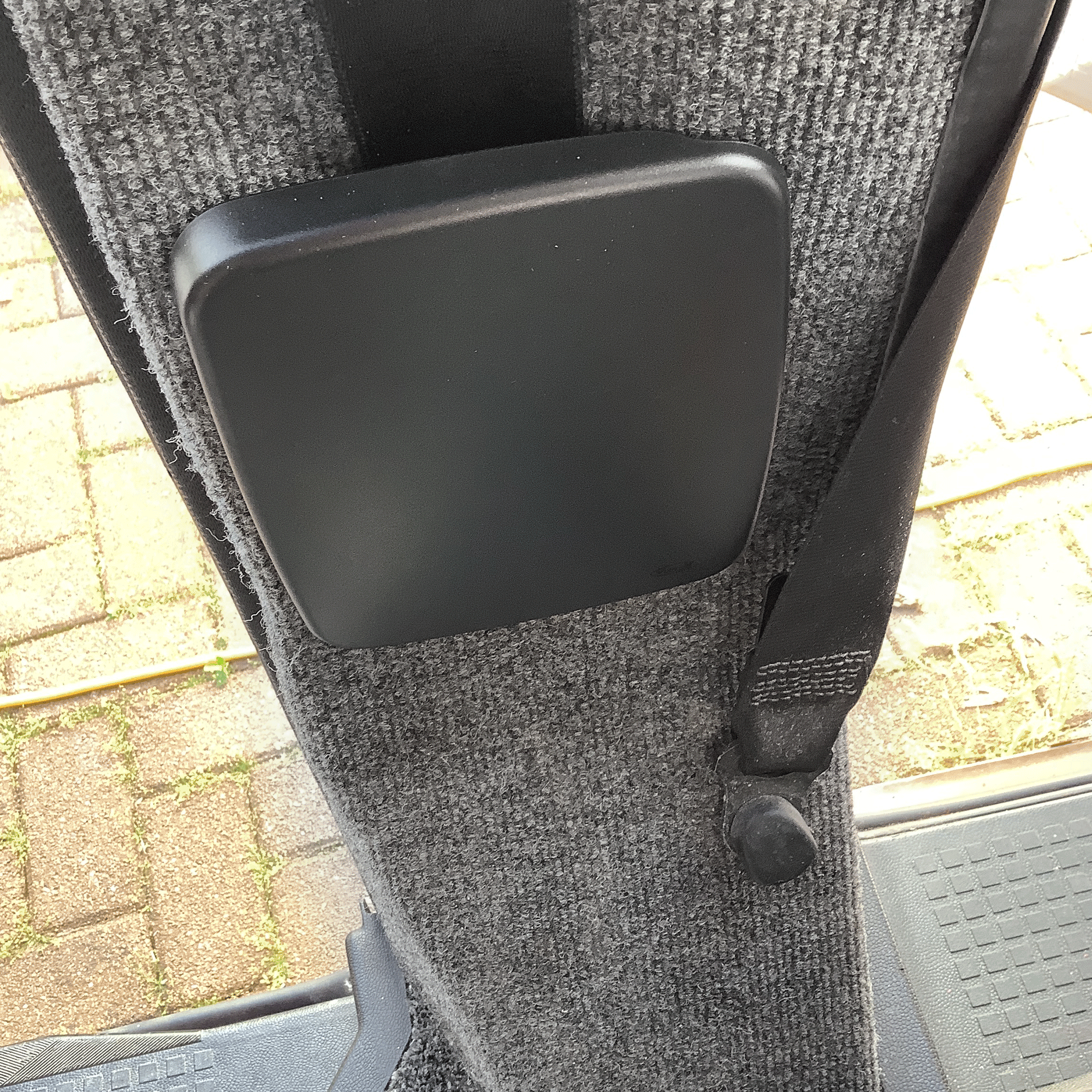 For VW T4 Seat Belt Cap Cover Black – Set of 2 Replacement Seatbelt Covers
