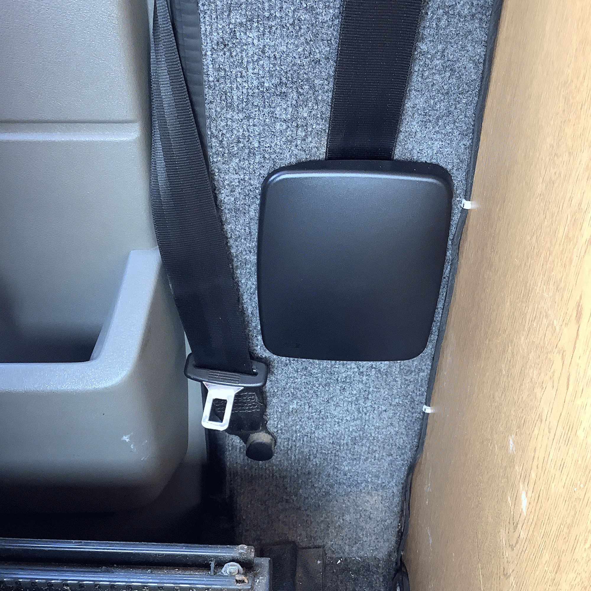 For VW T4 Seat Belt Cap Cover Black – Set of 2 Replacement Seatbelt Covers