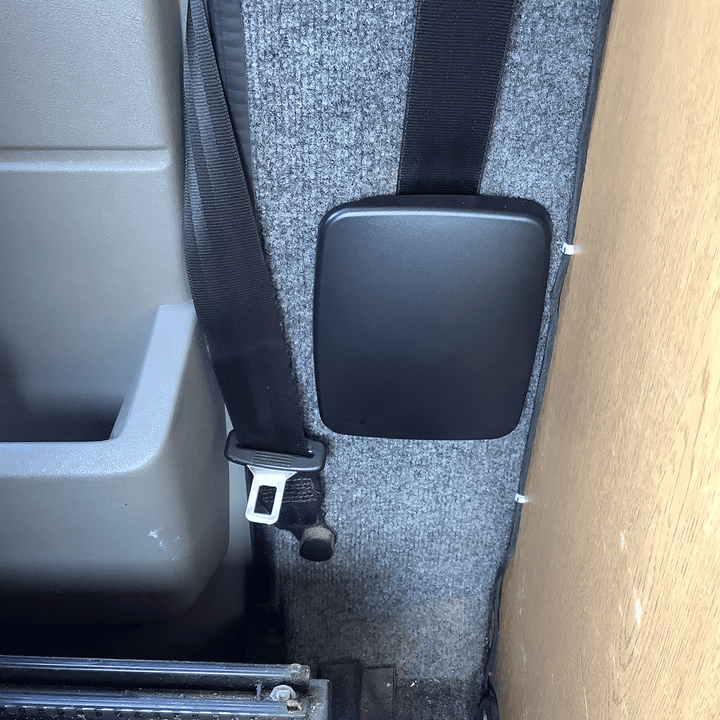For VW T4 Seat Belt Cap Cover Black – Set of 2 Replacement Seatbelt Covers