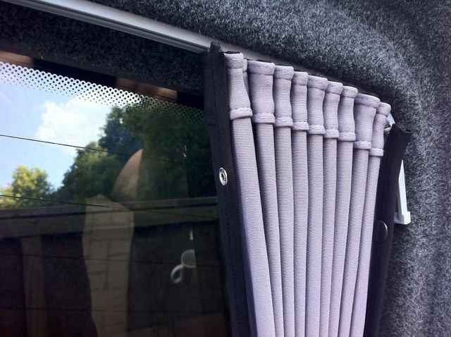 For Opel Vivaro Premium 1 x Side Window Curtains Van-X