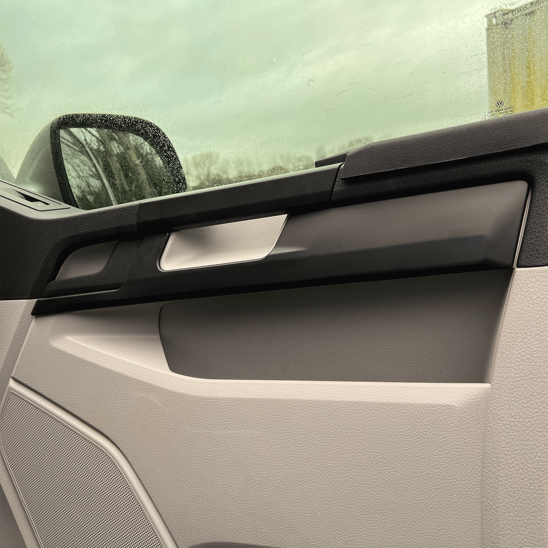 For VW T6 Lower Dash Styling Trims Comfort Dash LHD Matte Black