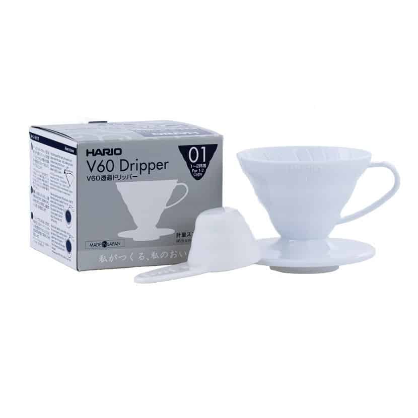 Hario V60-01 Plastic Dripper – Lightweight & Durable Pour-Over Coffee Maker