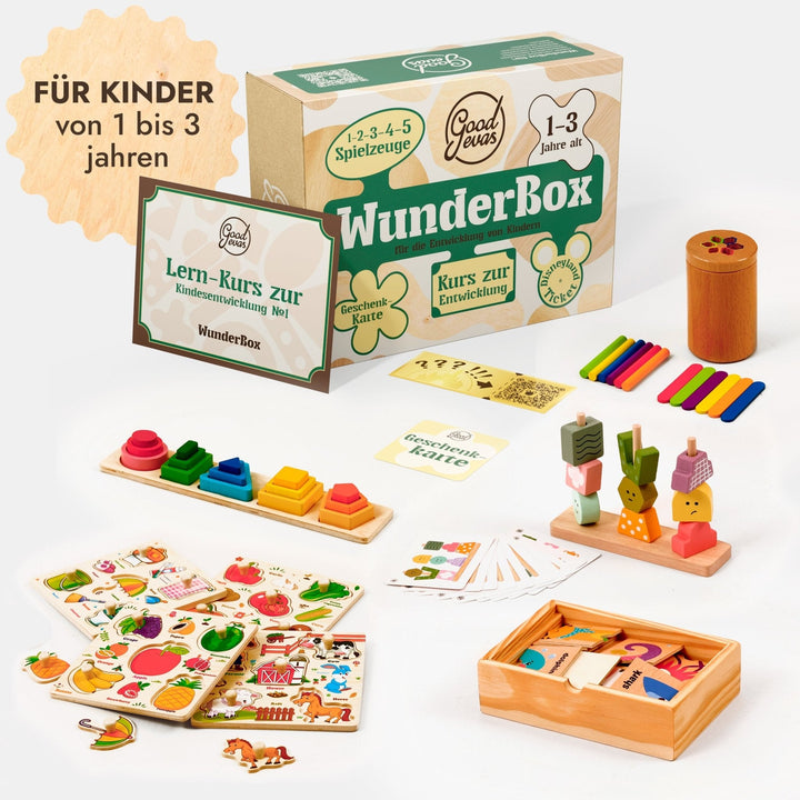 WunderBox 1-3 Years - Developmental Boxes for the Little Ones