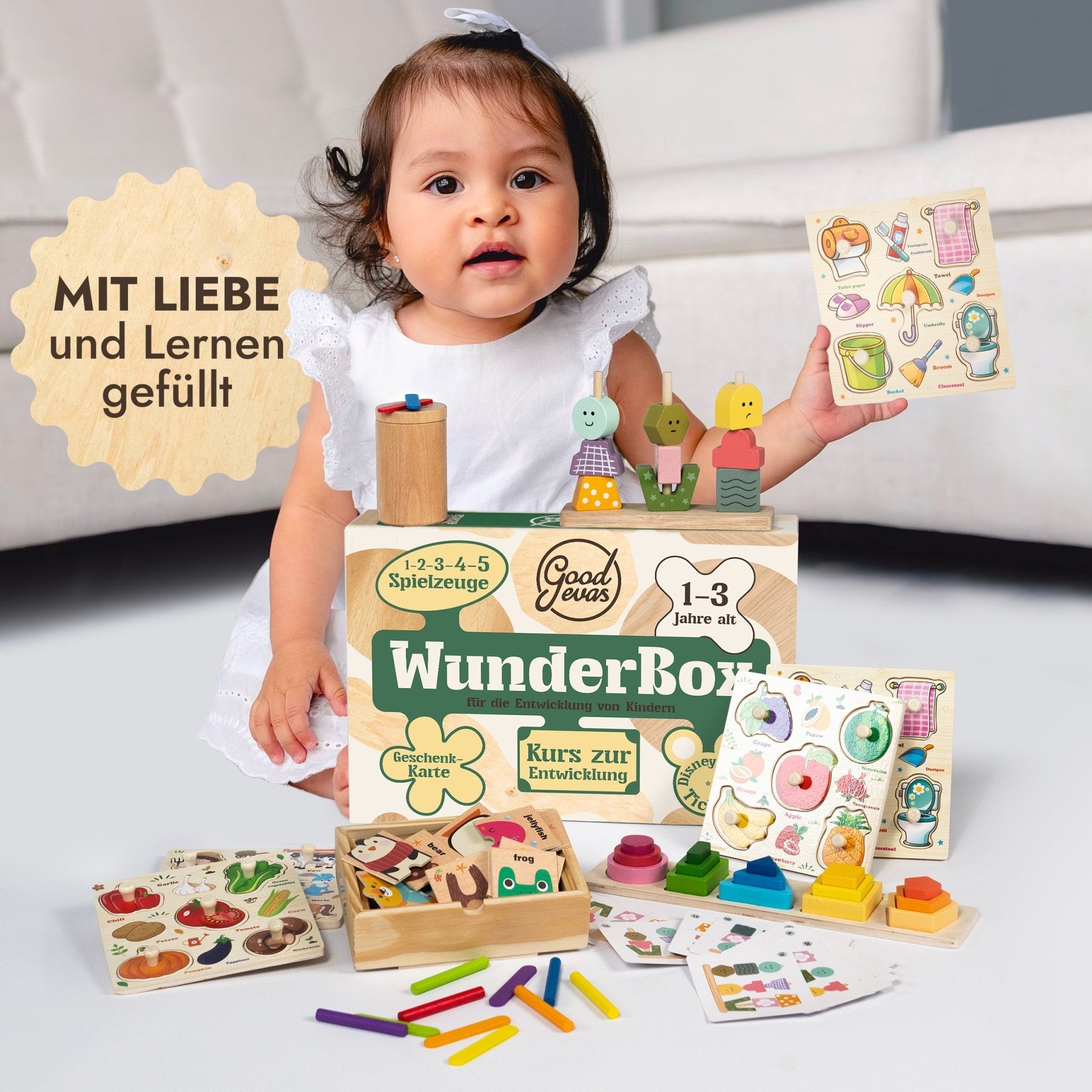 WunderBox 1-3 Years - Developmental Boxes for the Little Ones