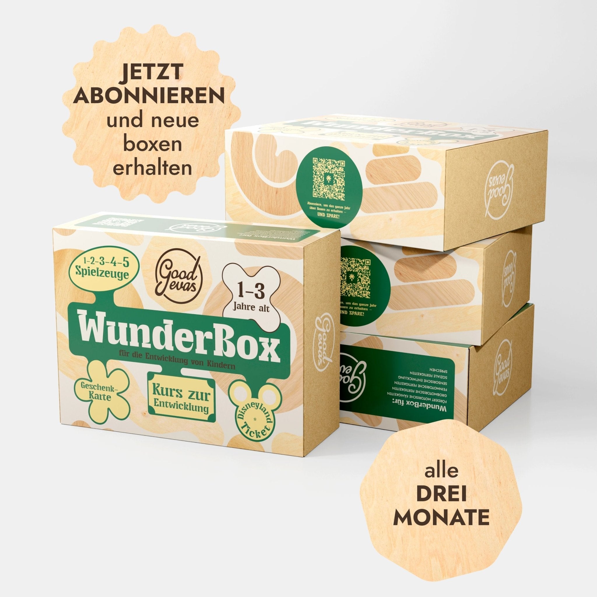 WunderBox 1-3 Years - Developmental Boxes for the Little Ones