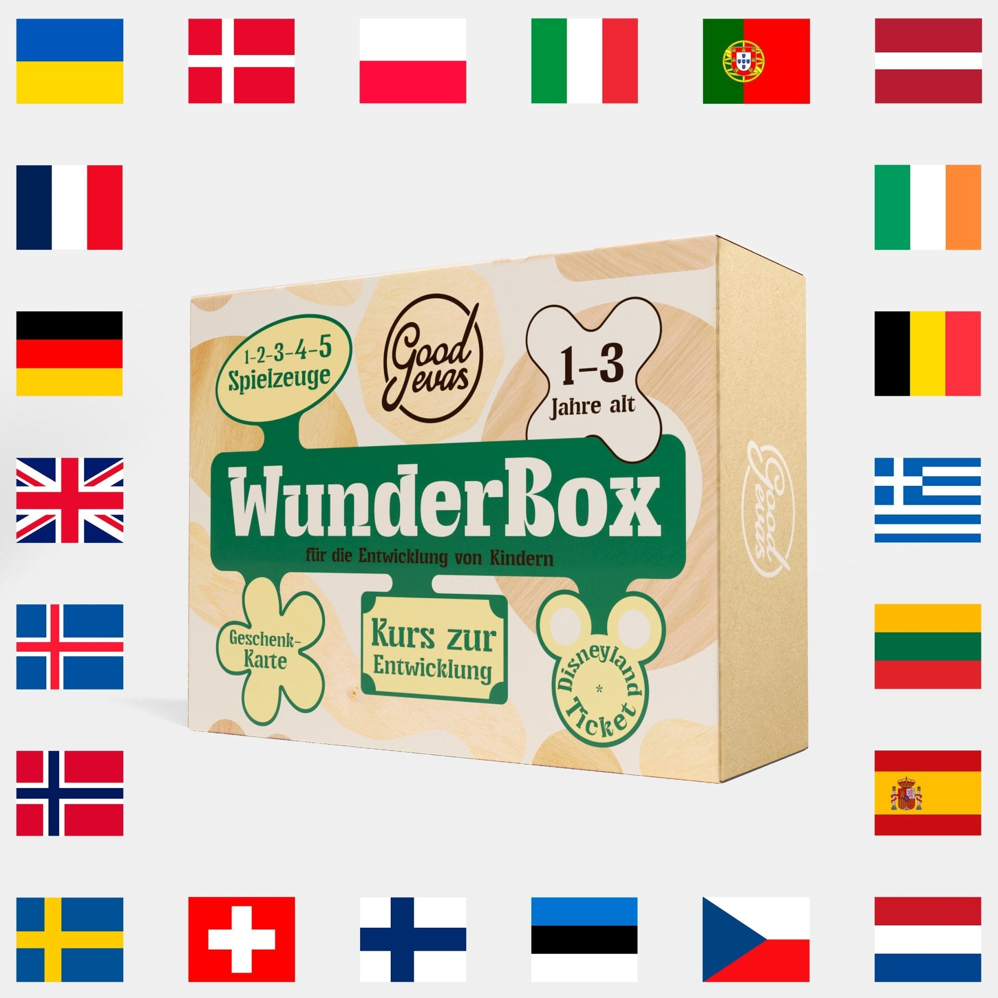 WunderBox 1-3 Years - Developmental Boxes for the Little Ones